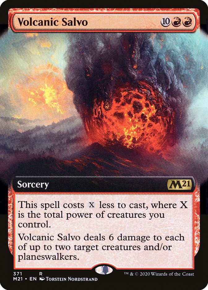 Volcanic Salvo - [Extended Art] Core Set 2021 (M21)