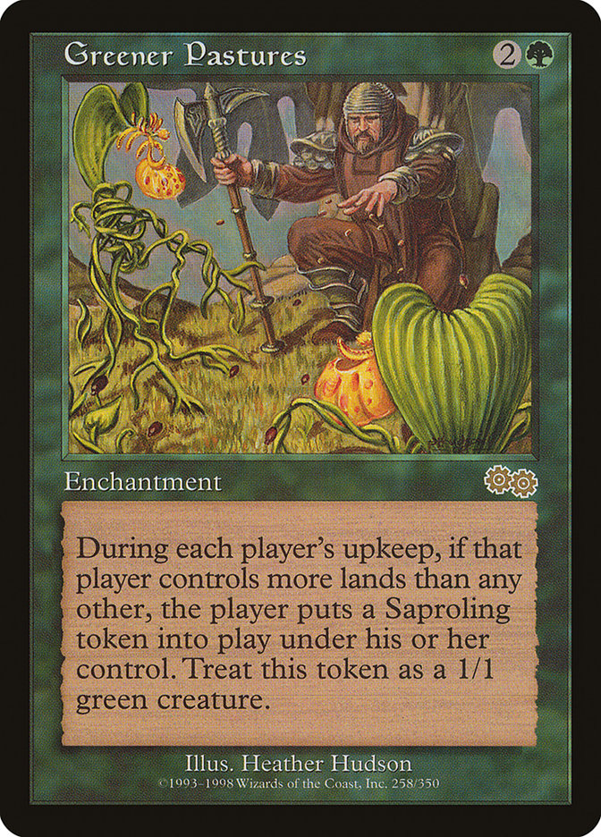Greener Pastures - [Retro Frame] Urza's Saga (USG)