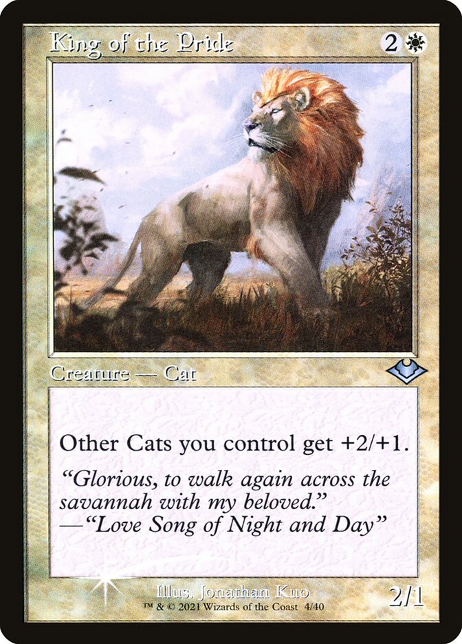 King of the Pride - [Foil, Retro Frame] Modern Horizons 1 Timeshifts (H1R)