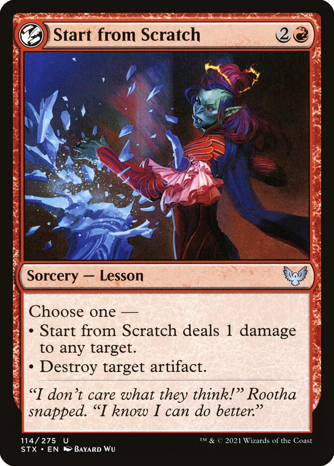 Start from Scratch - [Foil] Strixhaven: School of Mages (STX)