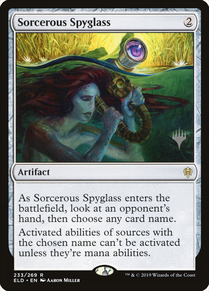 Sorcerous Spyglass - [Promo] Throne of Eldraine Promos (PELD)