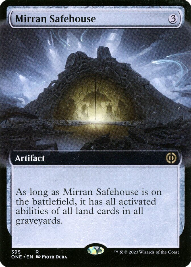 Mirran Safehouse - [Foil, Extended Art] Phyrexia: All Will Be One (ONE)