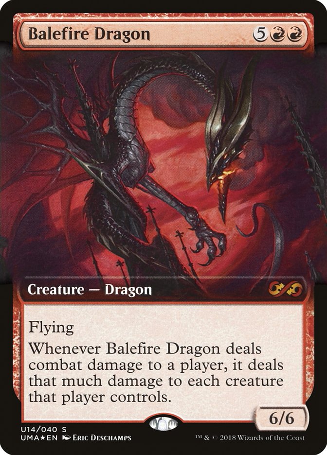 Balefire Dragon - [Foil, Promo] Ultimate Box Topper (PUMA)