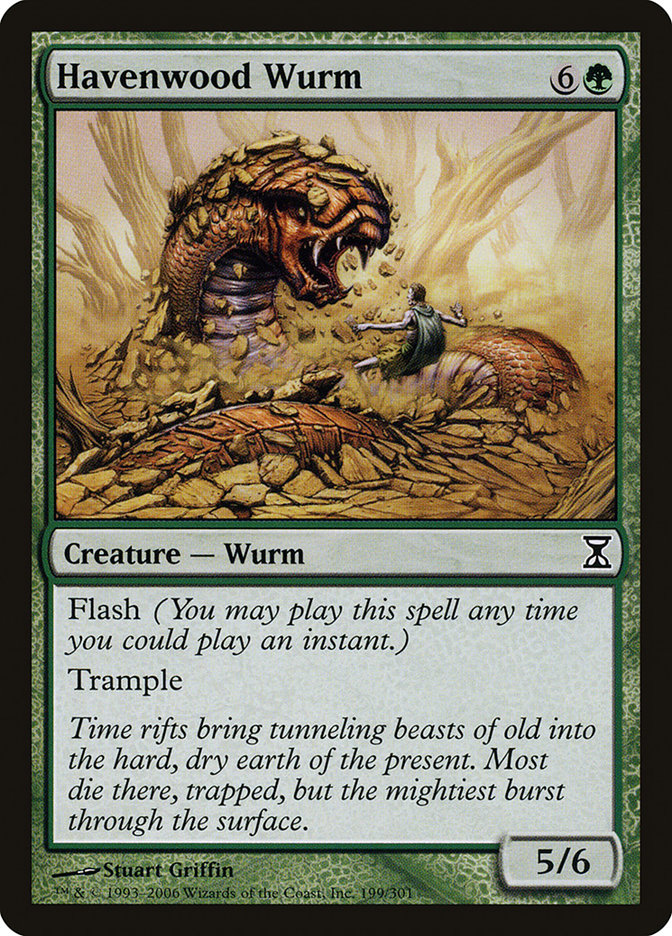 Havenwood Wurm - [Foil] Time Spiral (TSP)