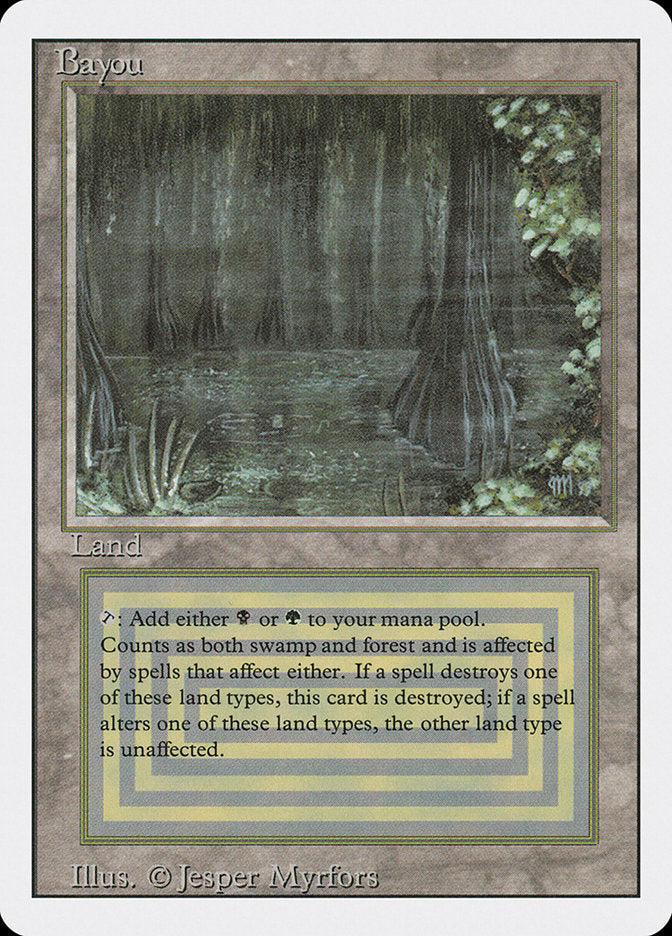 Bayou - Revised Edition (3ED)