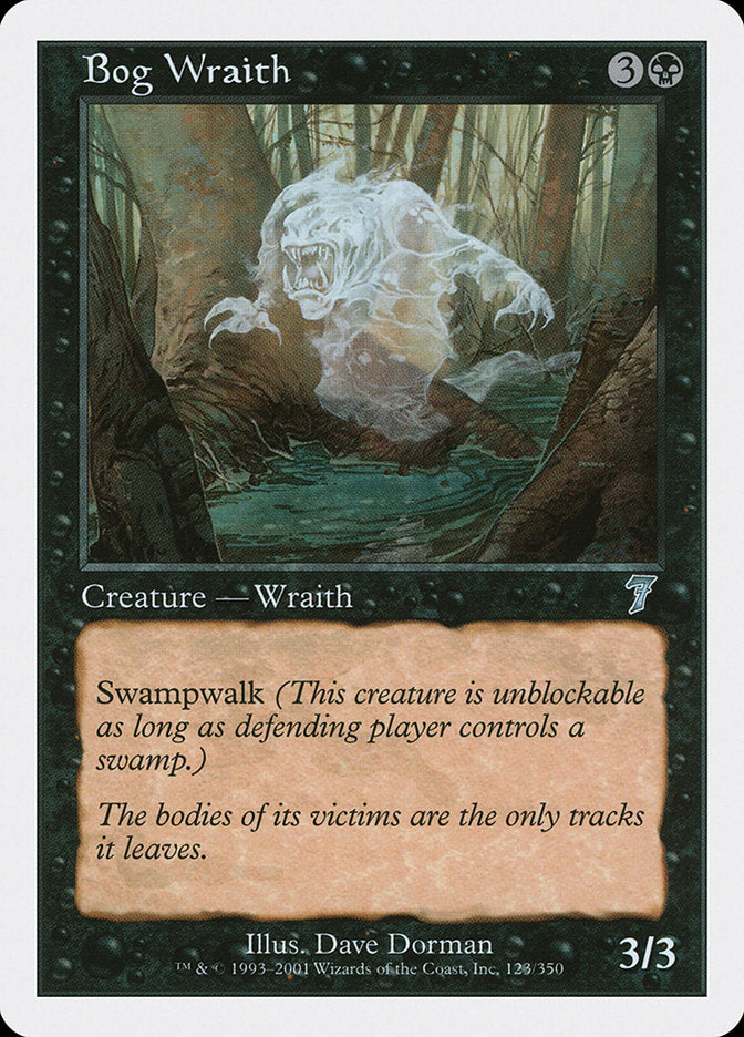 Bog Wraith - [Foil] Seventh Edition (7ED)