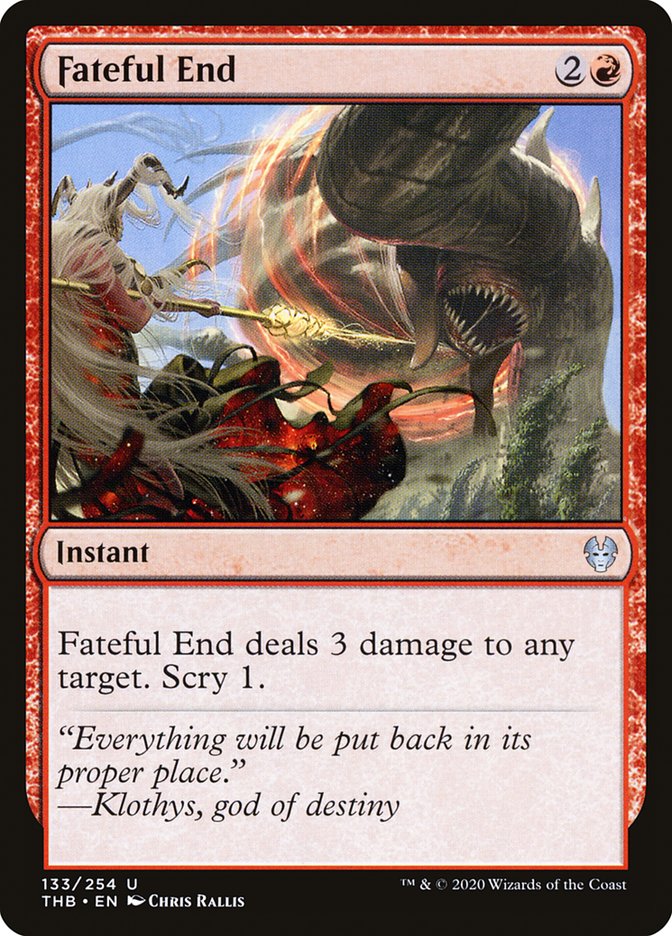 Fateful End - [Foil] Theros Beyond Death (THB)