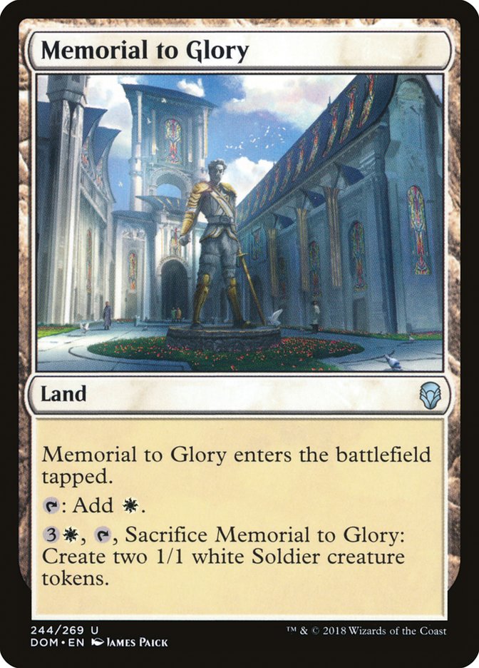 Memorial to Glory - [Foil] Dominaria (DOM)