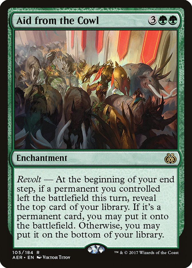 Aid from the Cowl - [Foil] Aether Revolt (AER)