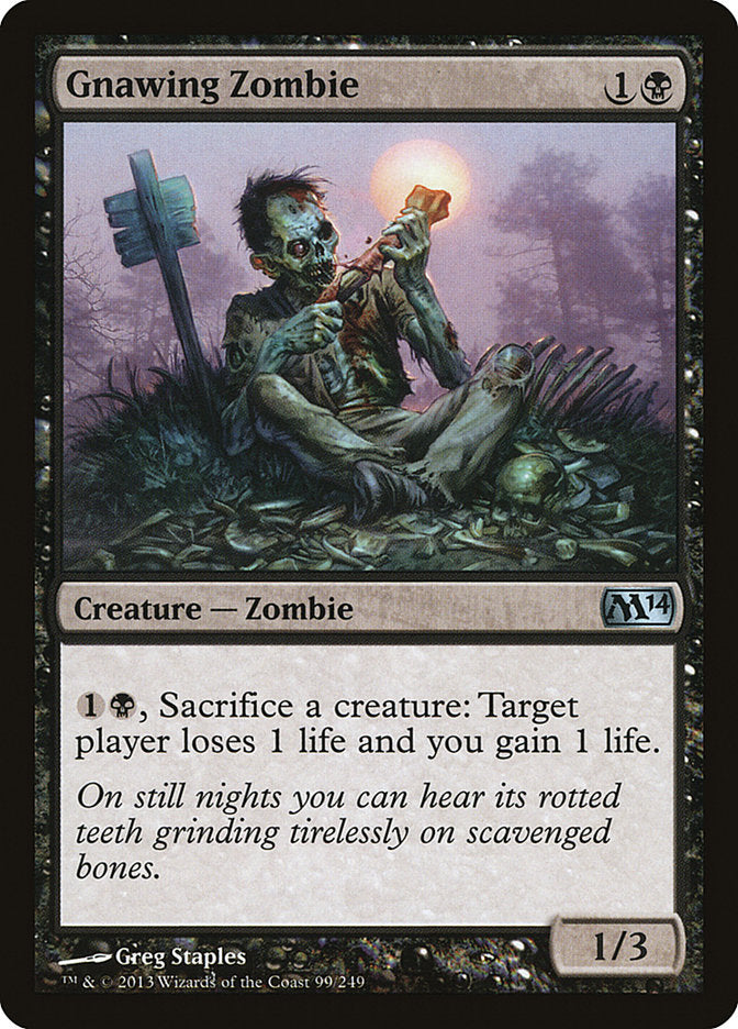 Gnawing Zombie - Magic 2014 (M14)