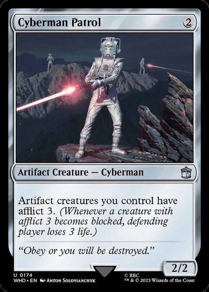 Cyberman Patrol - [Foil] Doctor Who (WHO)