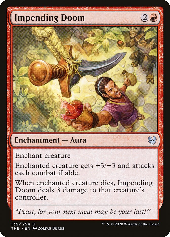 Impending Doom - [Foil] Theros Beyond Death (THB)