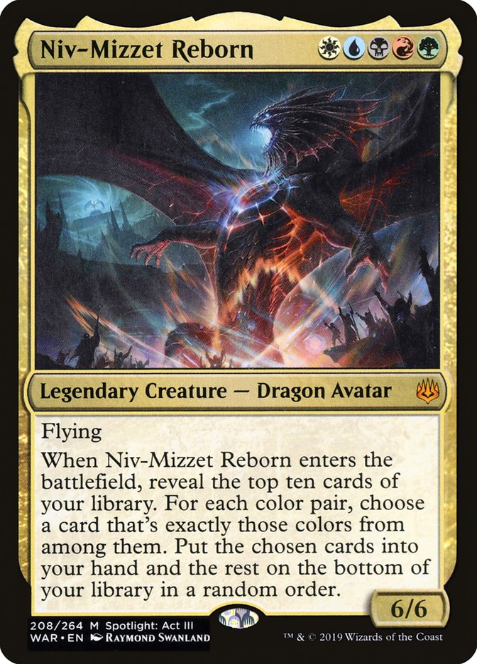Niv-Mizzet Reborn - [Foil] War of the Spark (WAR)
