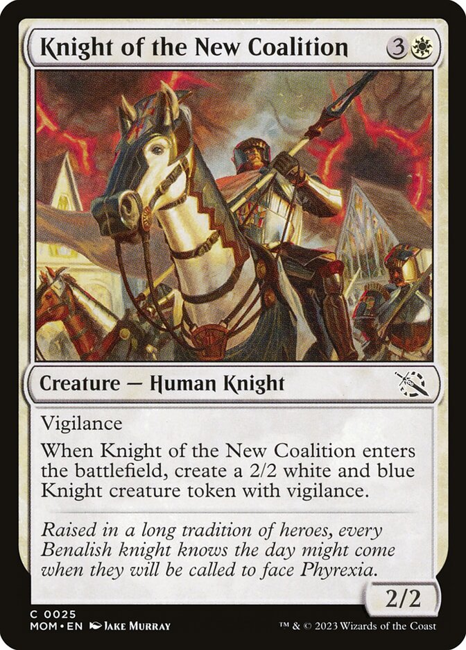 Knight of the New Coalition - [Foil] March of the Machine (MOM)