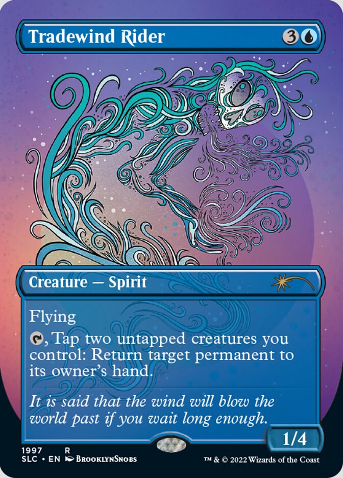 Tradewind Rider - [Foil, Borderless] Secret Lair 30th Anniversary Countdown Kit (SLC)