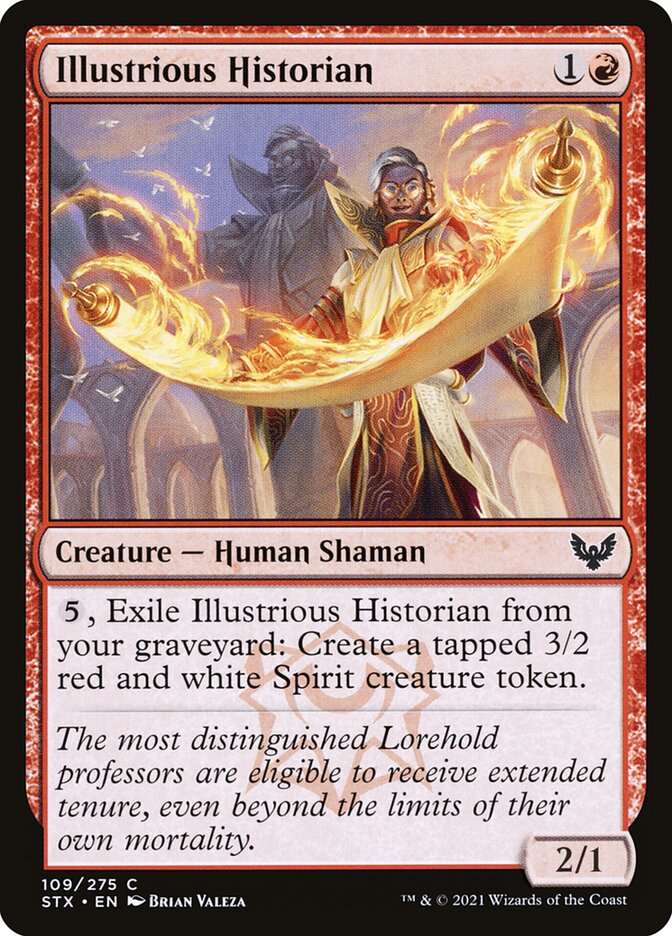 Illustrious Historian - [Foil] Strixhaven: School of Mages (STX)