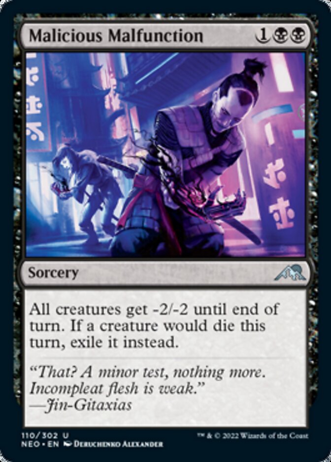 Malicious Malfunction - [Foil] Kamigawa: Neon Dynasty (NEO)