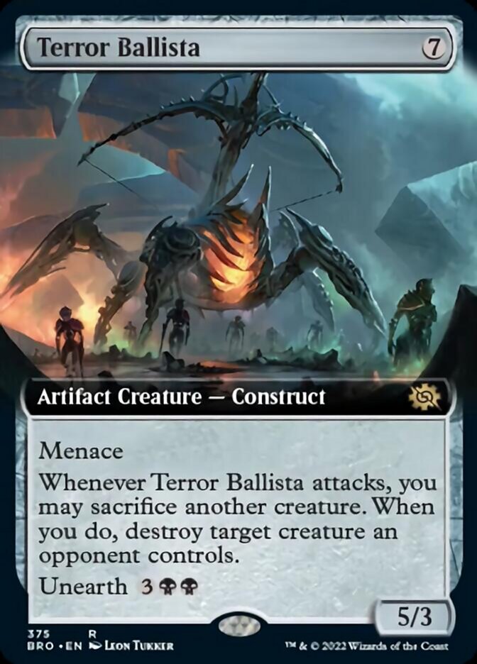Terror Ballista - [Foil, Extended Art] The Brothers' War (BRO)