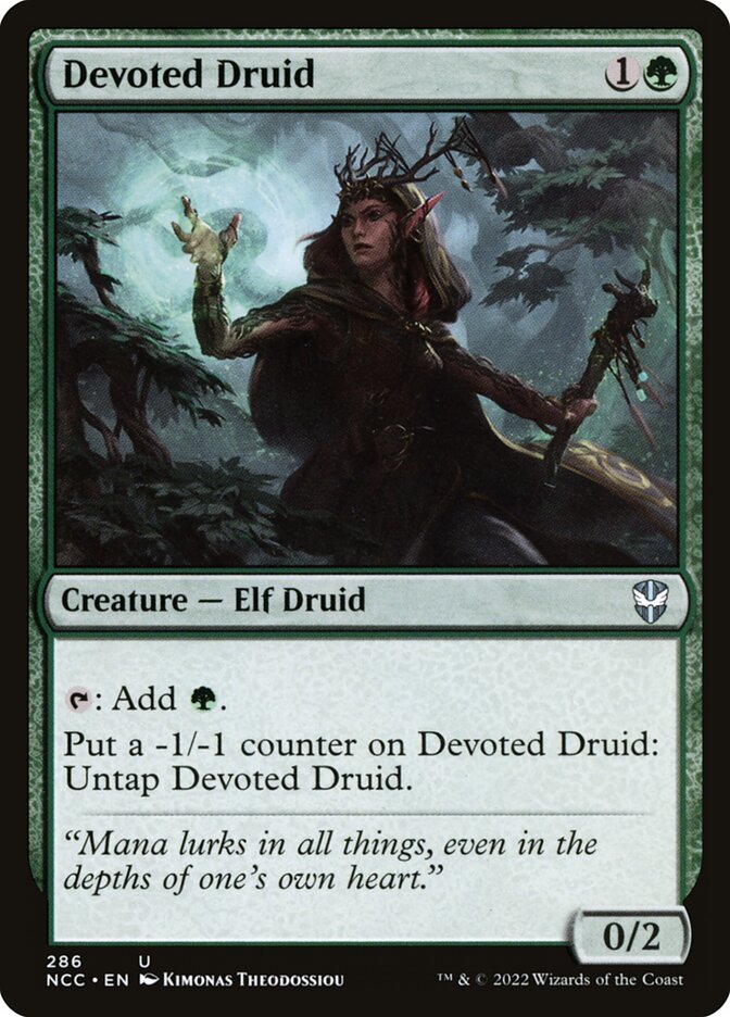 Devoted Druid - [Foil] New Capenna Commander (NCC)