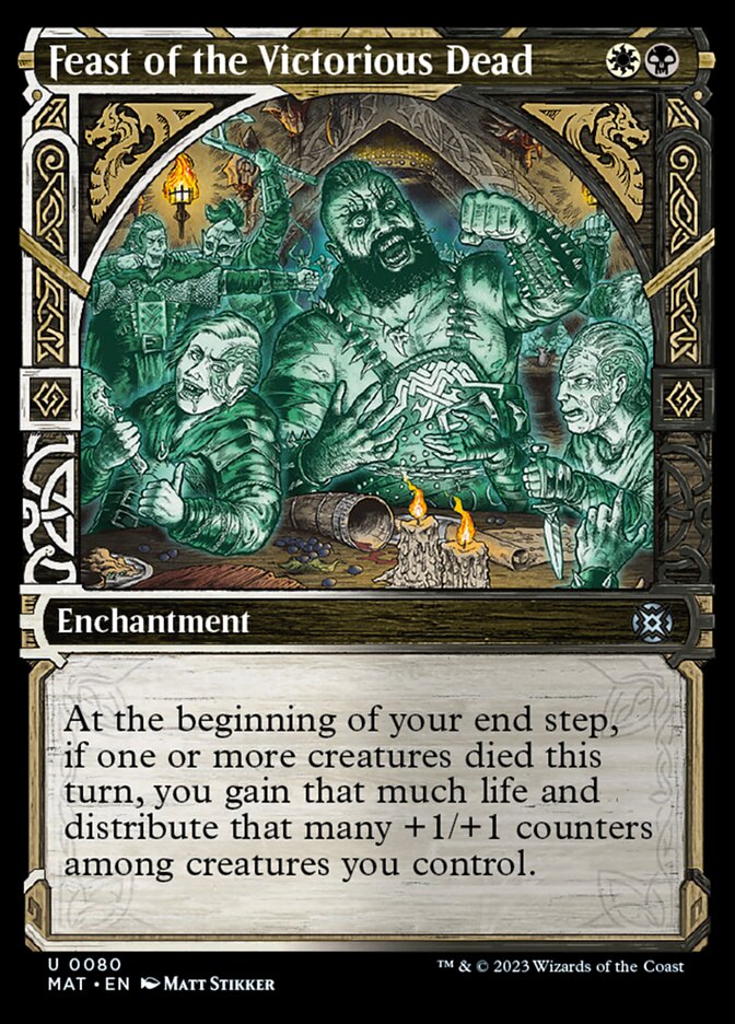 Feast of the Victorious Dead - [Foil, Showcase] March of the Machine: The Aftermath (MAT)