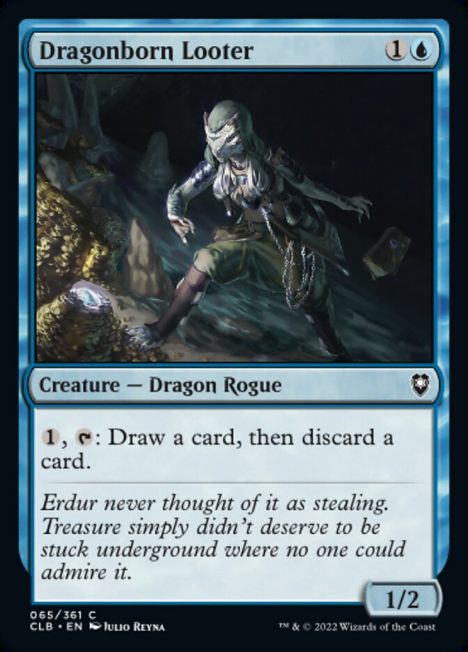Dragonborn Looter - [Foil] Commander Legends: Battle for Baldur's Gate (CLB)