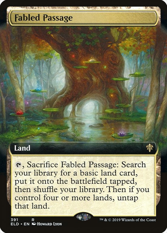 Fabled Passage - [Foil, Extended Art] Throne of Eldraine (ELD)