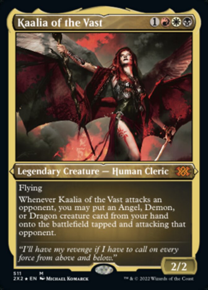Kaalia of the Vast - [Etched Foil] Double Masters 2022 (2X2)