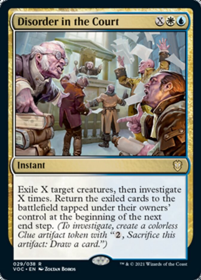 Disorder in the Court - Crimson Vow Commander (VOC)