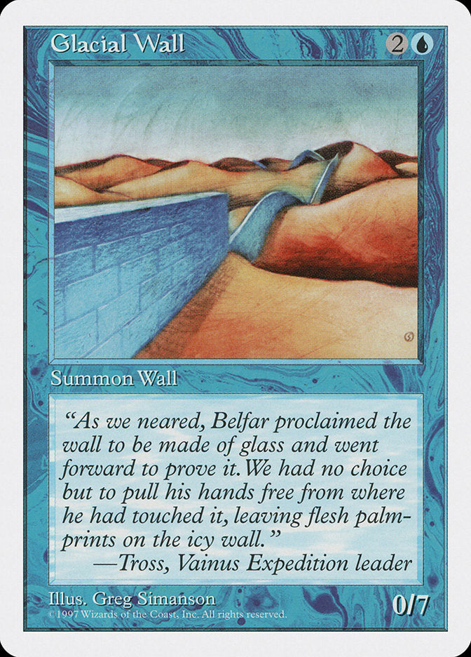Glacial Wall - Fifth Edition (5ED)