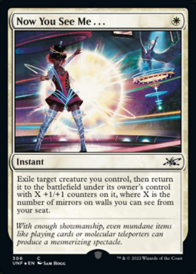 Now You See Me . . . - [Galaxy Foil] Unfinity (UNF)