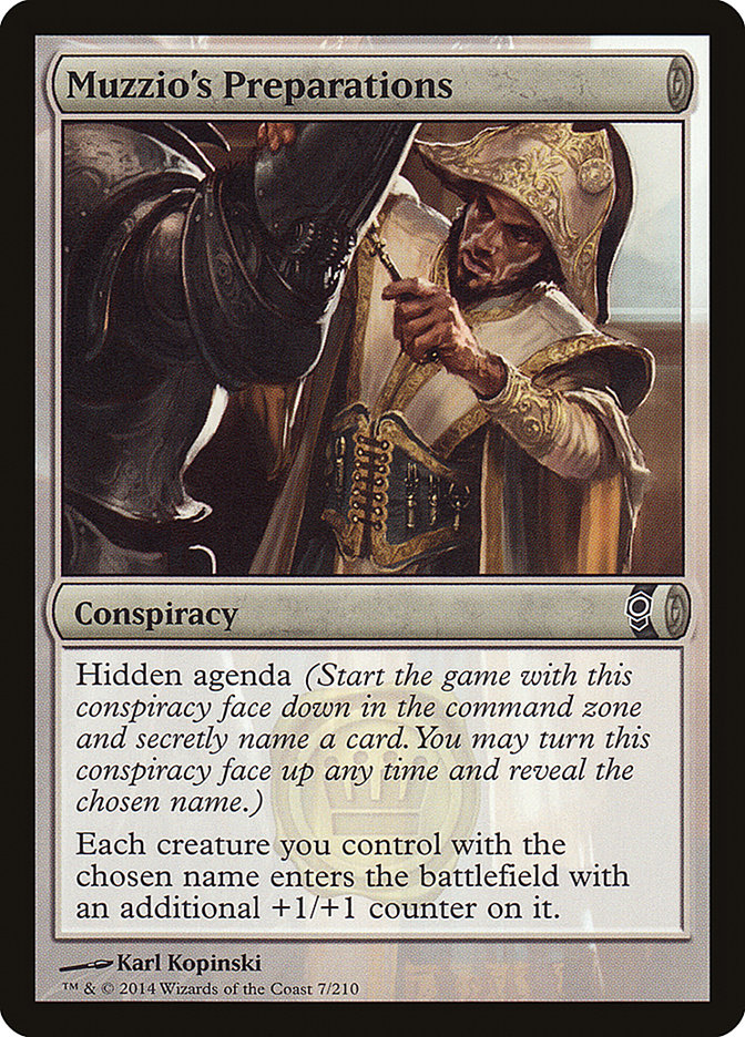 Muzzio's Preparations - [Foil] Conspiracy (CNS)