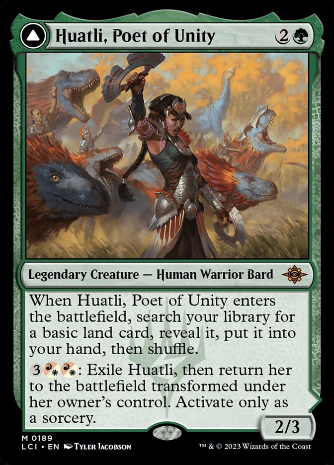 Huatli, Poet of Unity // Roar of the Fifth People - The Lost Caverns of Ixalan (LCI)