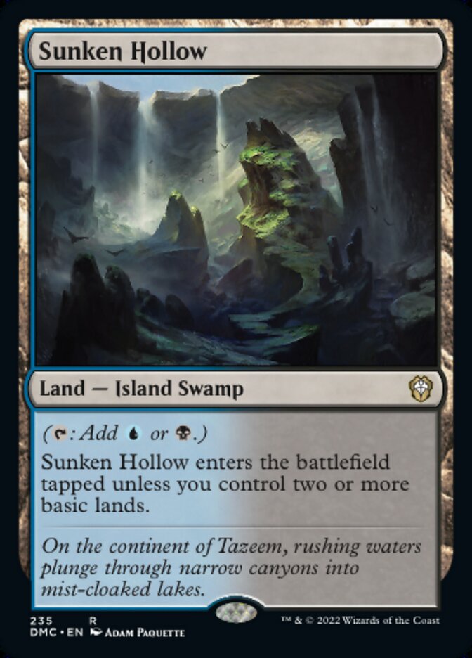 Sunken Hollow - [Foil] Dominaria United Commander (DMC)