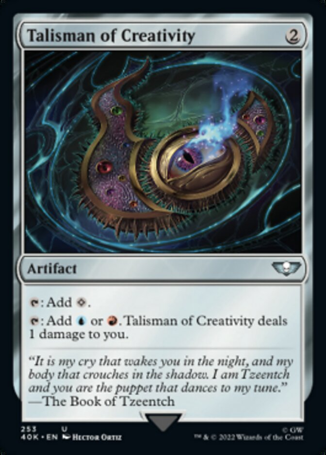 Talisman of Creativity - [Surge Foil] Warhammer 40,000 Commander (40K)
