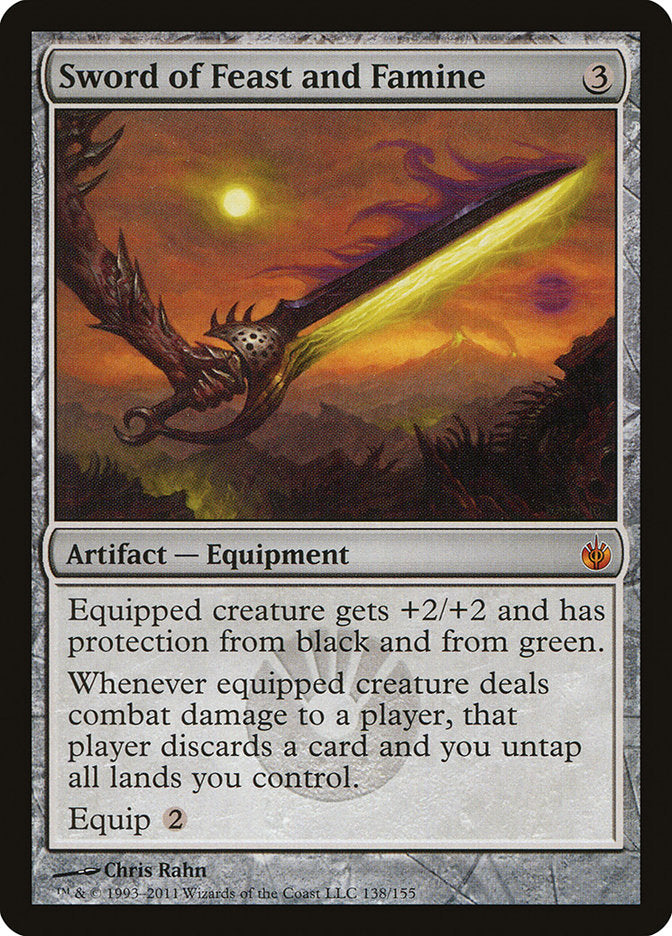 Sword of Feast and Famine - [Foil] Mirrodin Besieged (MBS)
