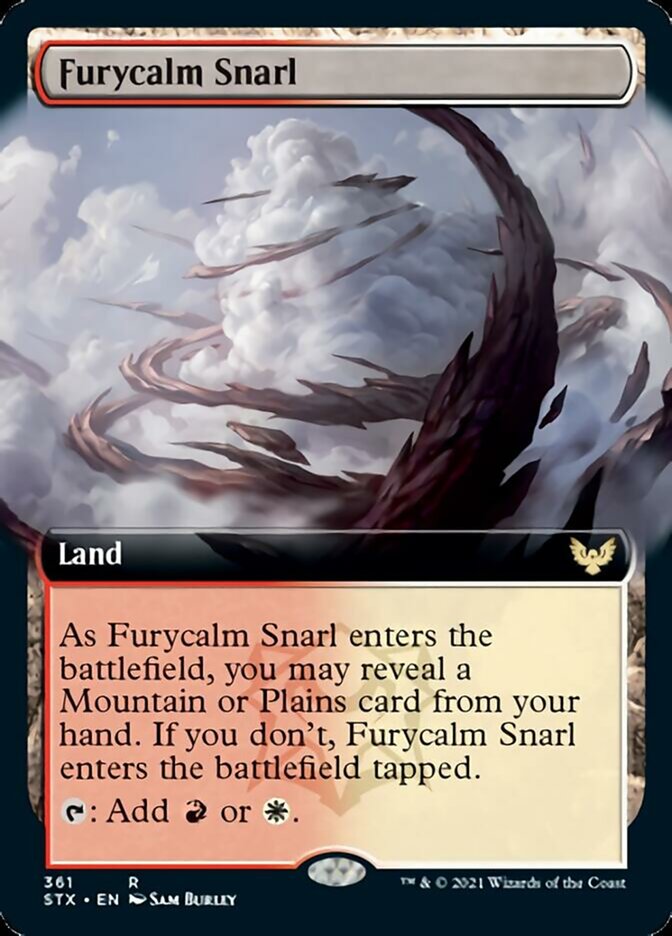 Furycalm Snarl - [Foil, Extended Art] Strixhaven: School of Mages (STX)
