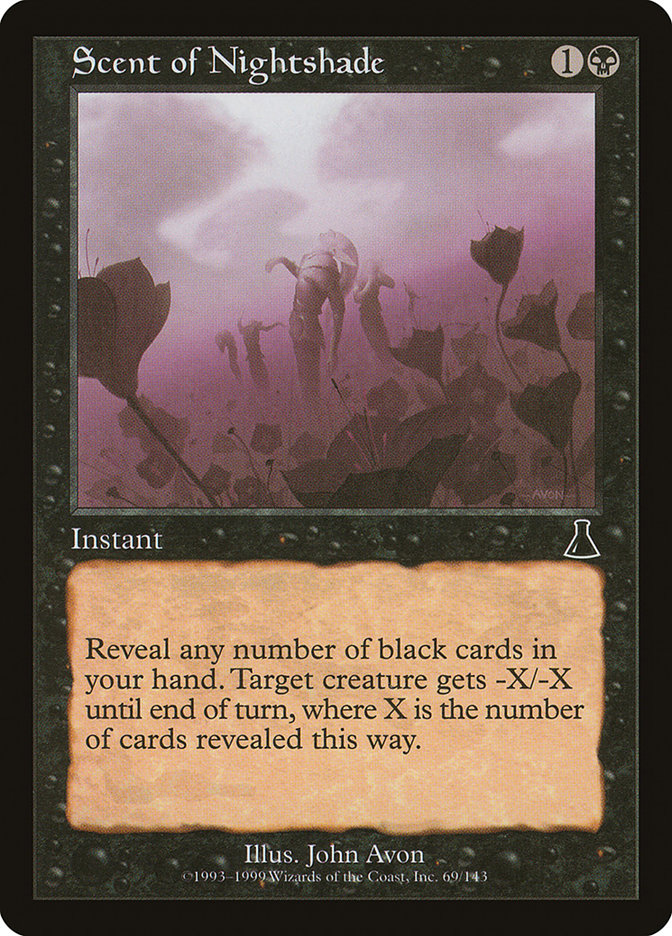 Scent of Nightshade - [Foil] Urza's Destiny (UDS)