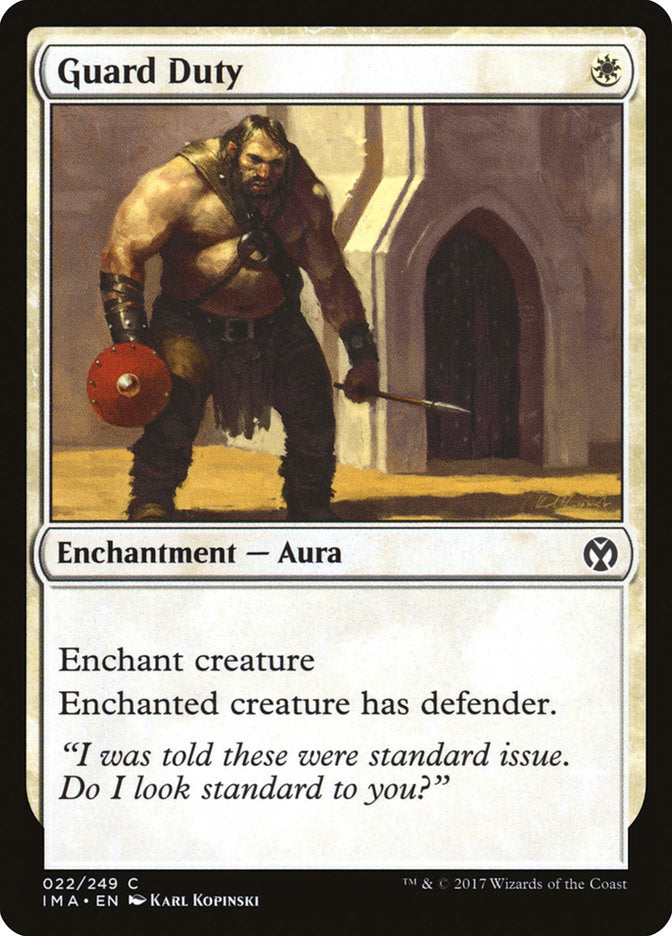 Guard Duty - [Foil] Iconic Masters (IMA)
