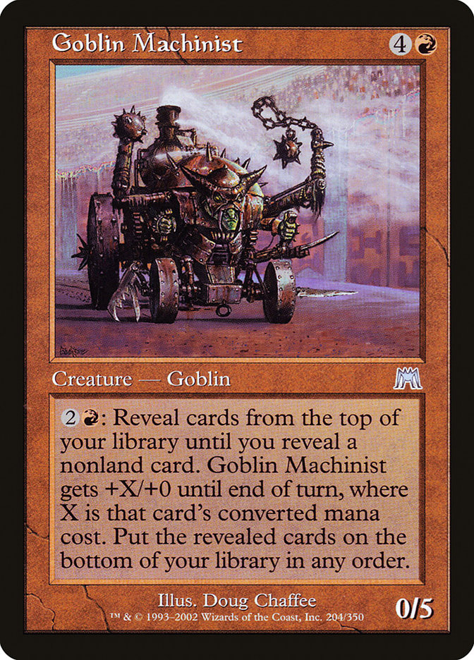 Goblin Machinist - [Foil, Retro Frame] Onslaught (ONS)