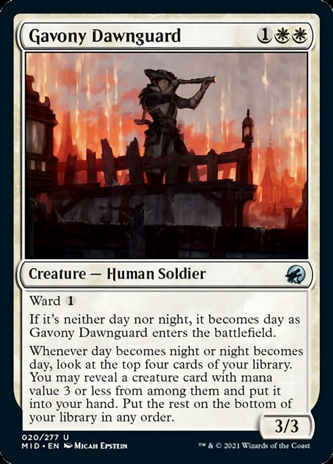Gavony Dawnguard - [Foil] Innistrad: Midnight Hunt (MID)