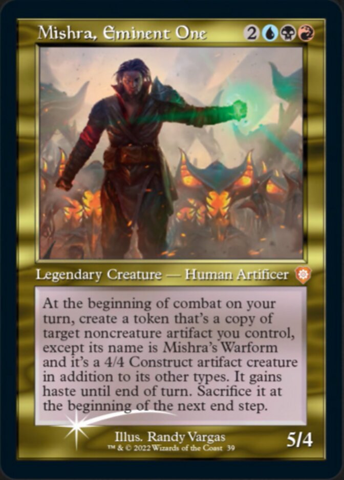Mishra, Eminent One - [Etched Foil] The Brothers' War Commander (BRC)