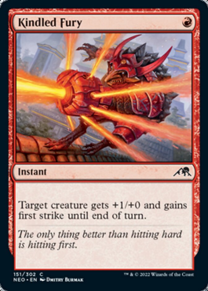 Kindled Fury - [Foil] Kamigawa: Neon Dynasty (NEO)