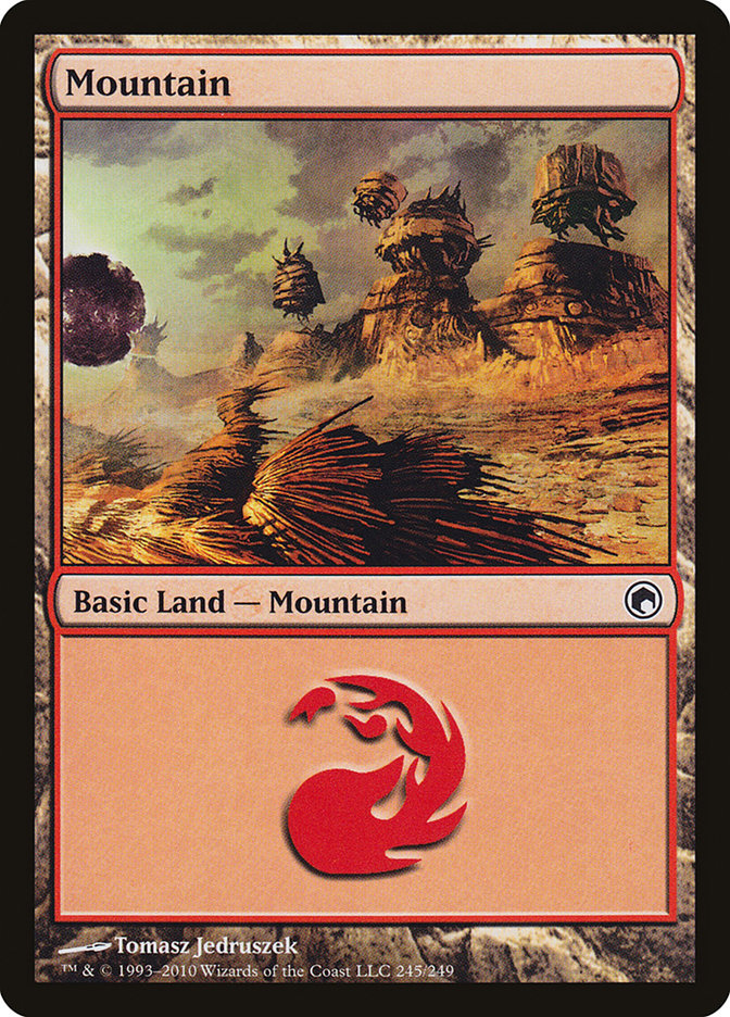 Mountain - [Foil] Scars of Mirrodin (SOM)