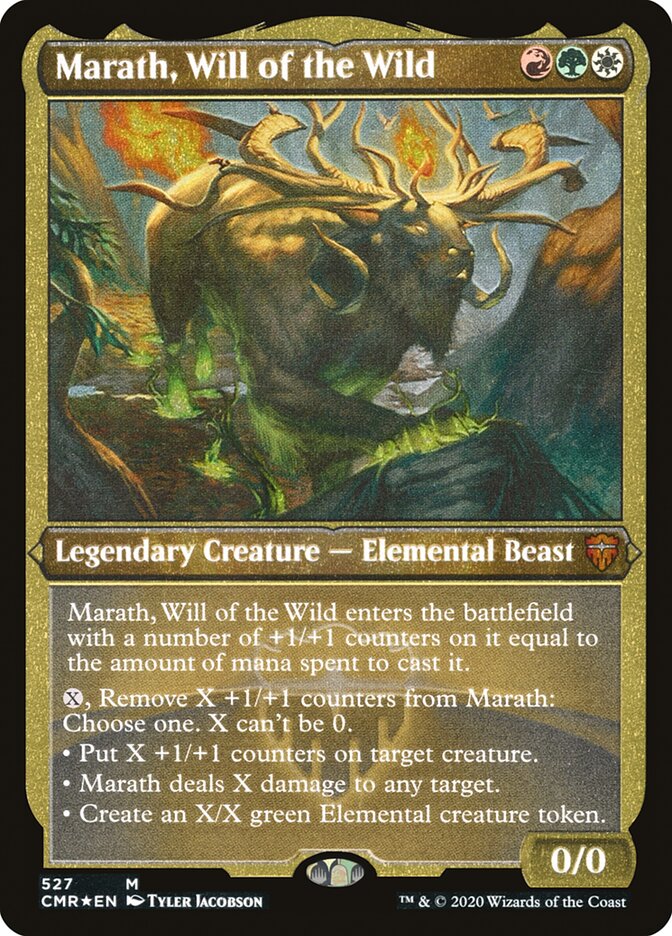 Marath, Will of the Wild - [Etched Foil] Commander Legends (CMR)