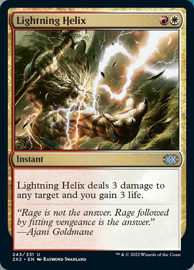 Lightning Helix - [Foil] Double Masters 2022 (2X2)