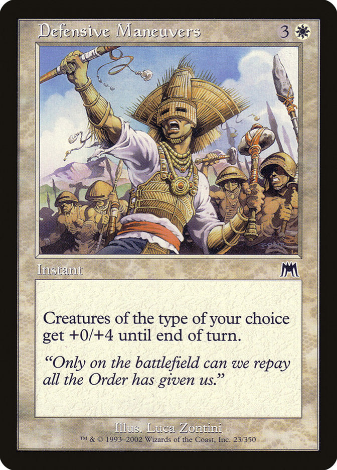 Defensive Maneuvers - [Foil, Retro Frame] Onslaught (ONS)