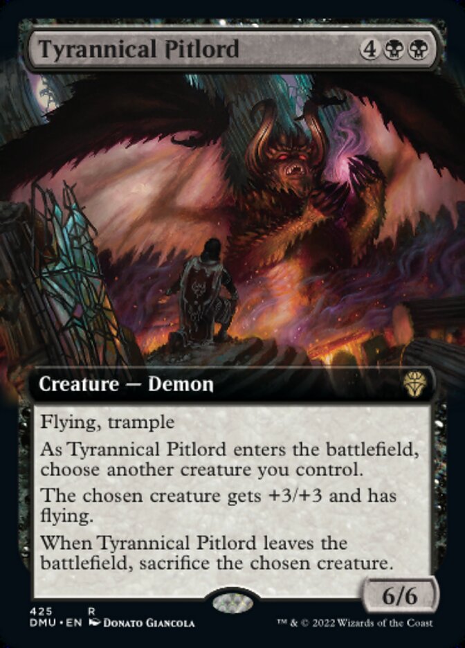 Tyrannical Pitlord - [Extended Art] Dominaria United (DMU)