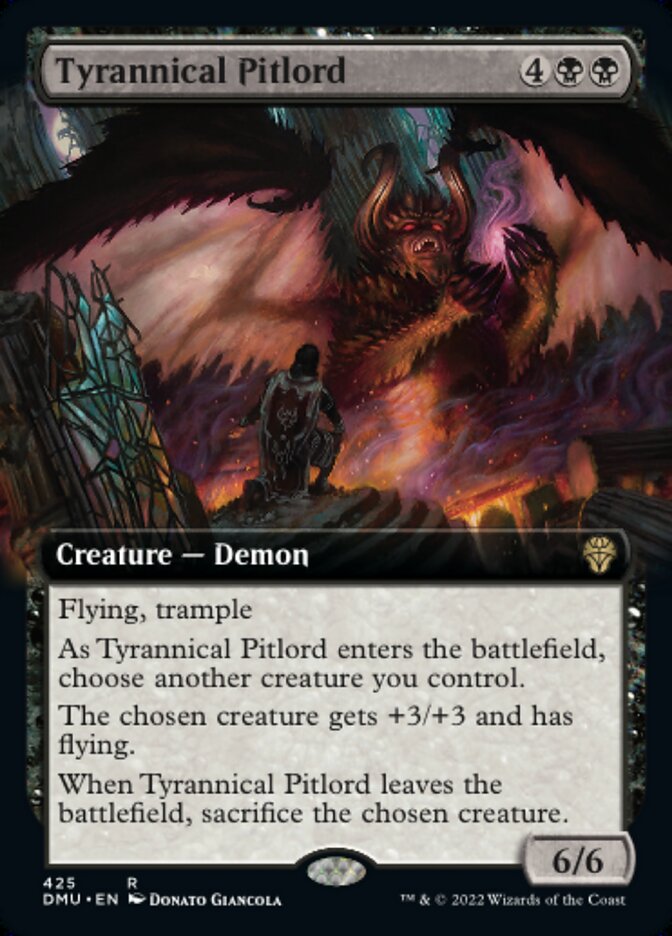Tyrannical Pitlord - [Foil, Extended Art] Dominaria United (DMU)