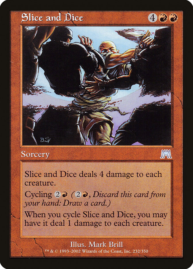 Slice and Dice - [Foil, Retro Frame] Onslaught (ONS)