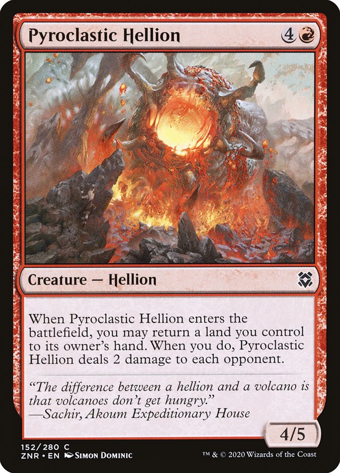 Pyroclastic Hellion - [Foil] Zendikar Rising (ZNR)